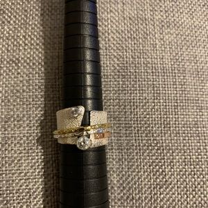 Sterling silver spinner ring